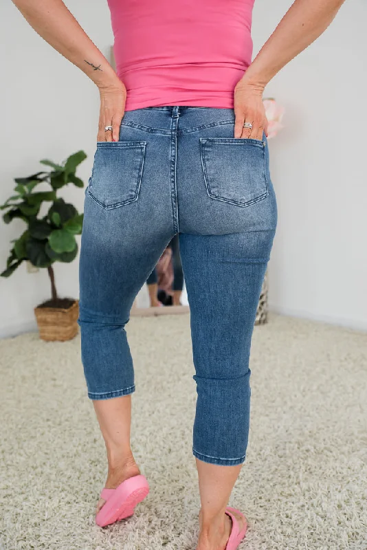 Judy Blue Today's Musings Cool Denim Capris