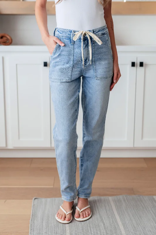 Judy Blue High Rise Vintage Denim Jogger