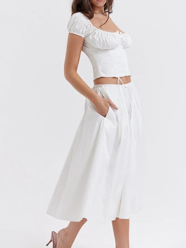 Cowgirl Aesthetics Zippered Maxi Skirt