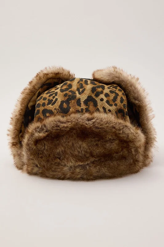 Neovision Safari Trapper Hat Leopard