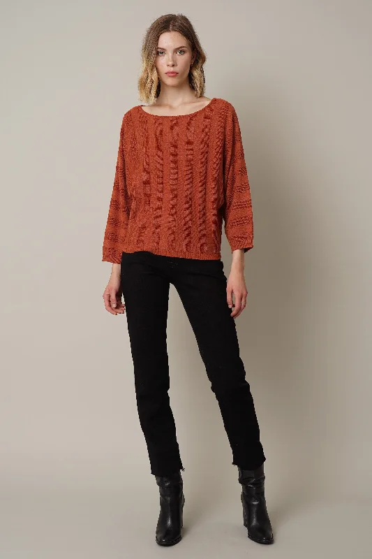 3/4 Sleeve Dolman Sweater