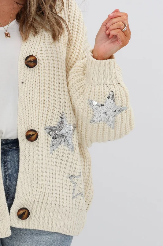 Boho Australia Alya Cardigan Milk Way