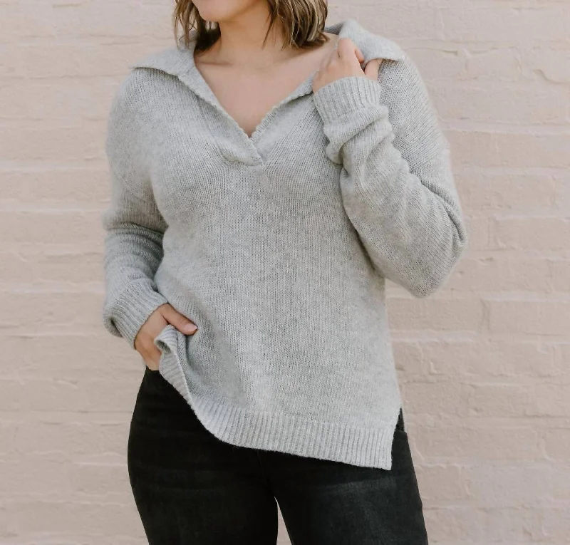 Hatty Sweater In Grey