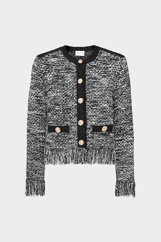 Kaia Textured Knit Cardigan Jacket