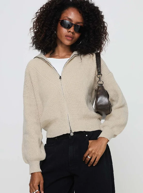 Merivale Knit Sweater Beige