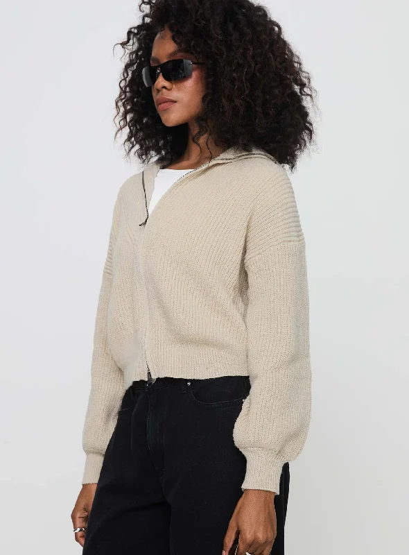 Merivale Knit Sweater Beige