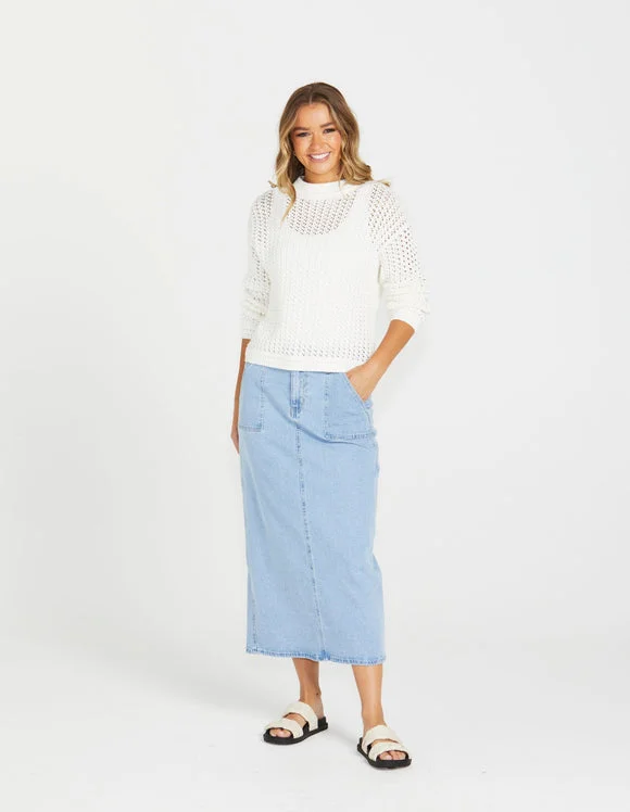 Sass Talullah Knit White