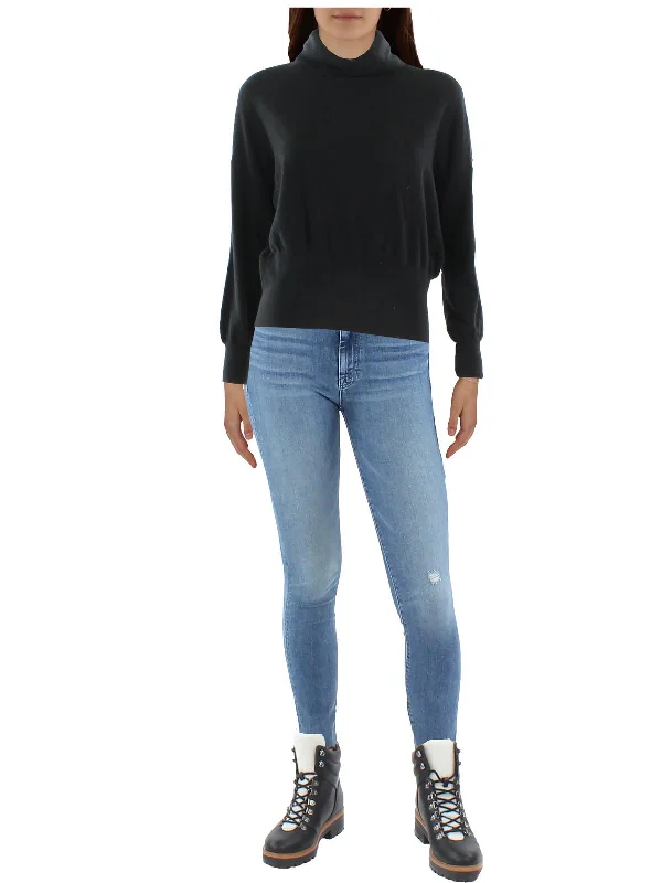 Womens Cashmere Turtleneck Turtleneck Sweater