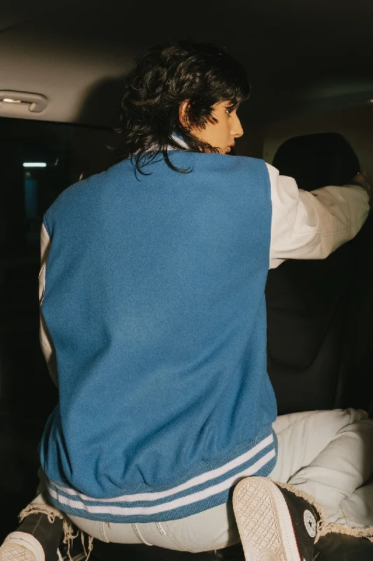 Blue Wonders Varsity Jacket