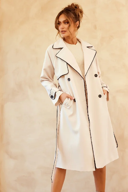 Calla Lilly Trench Coat - Beige