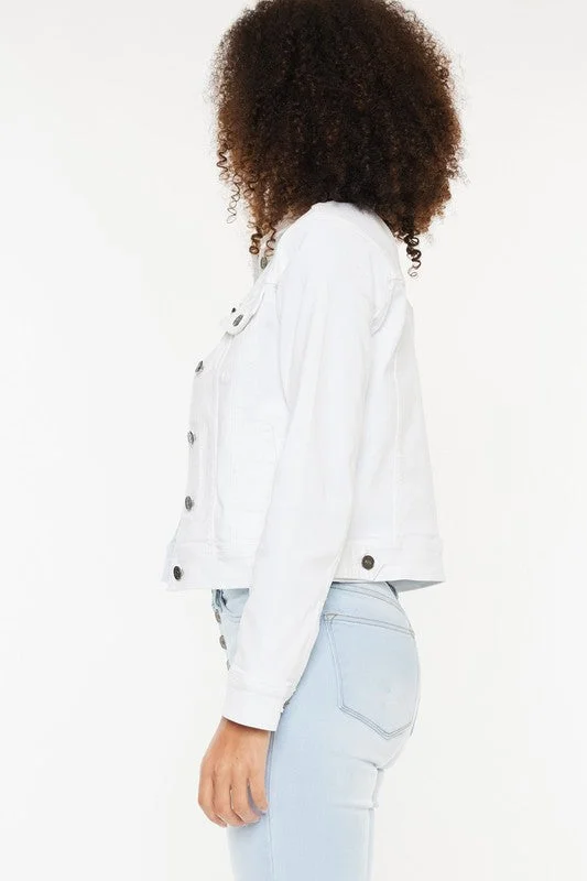 Sylvia Denim Jacket-White