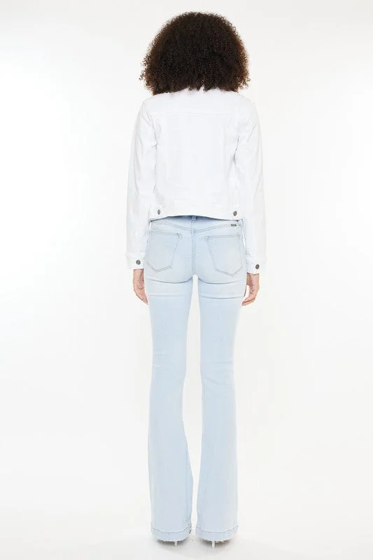 Sylvia Denim Jacket-White