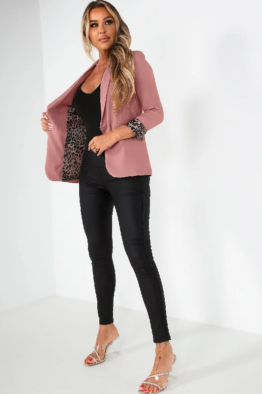 Ayden Blush Long Sleeve Blazer