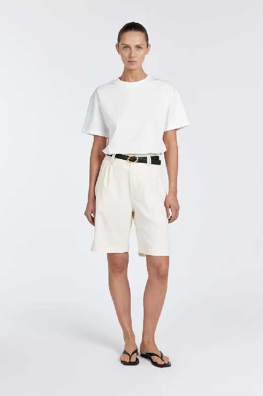 BECKHAM CREAM BERMUDA SHORT