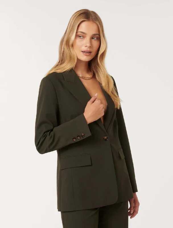 Claire Single Breasted Button Coat