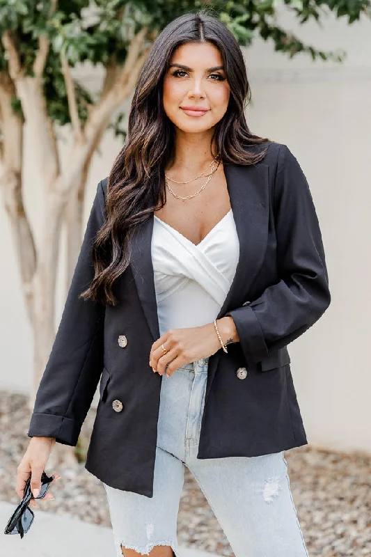 Girl Boss Black Blazer   FINAL SALE