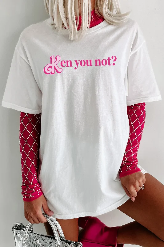 ""Ken You Not"" Graphic - Multiple Shirt Options (White) - Print On Demand