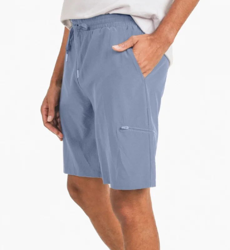 Mono B Men - Active Drawstring Shorts with Zippered Pouch