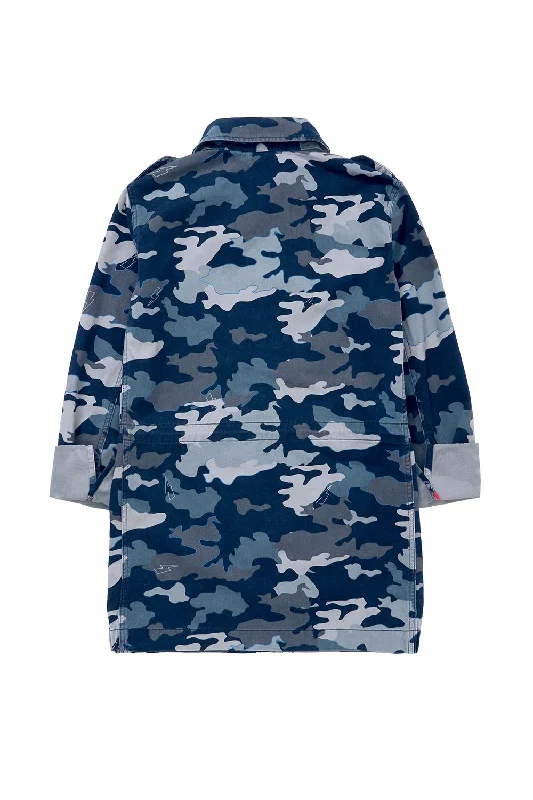 Navy Camo Utility Jacket