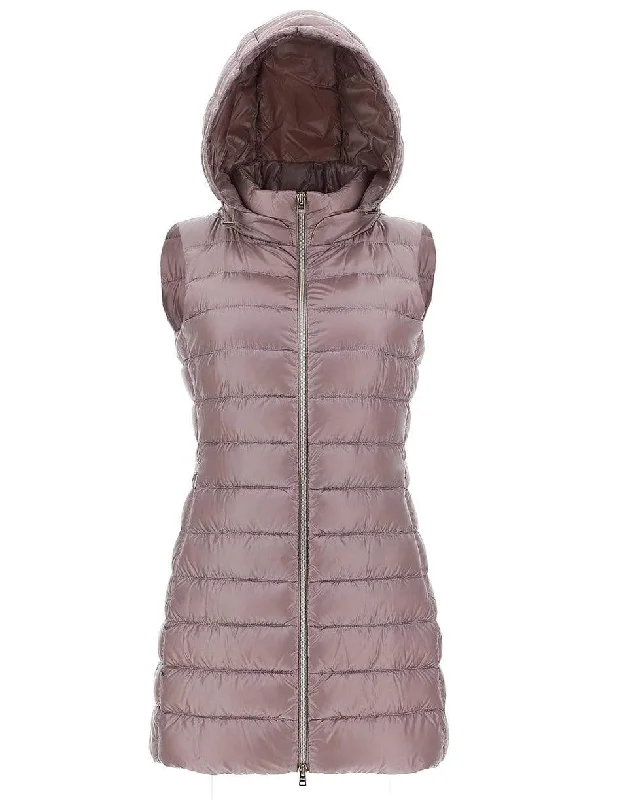 Pink Lightweight Fitted Long Vest