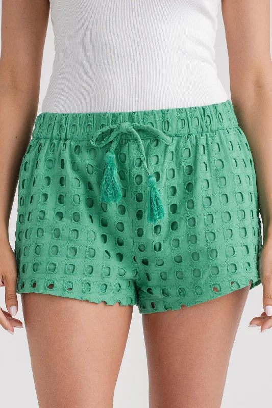 Surf Gypsy Box Eyelet Shorts