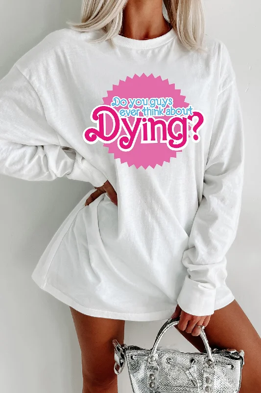 ""Think About Dying"" Graphic - Multiple Shirt Options (White) - Print On Demand