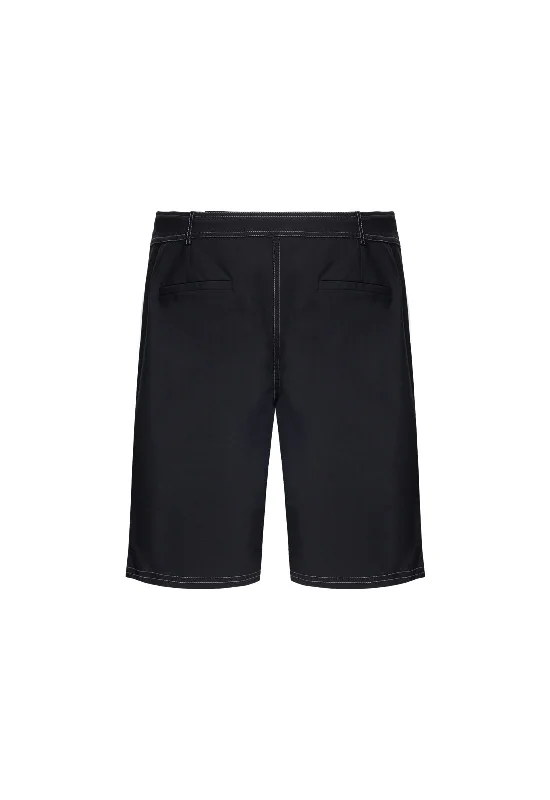 VOGUE CONTRAST SHORTS - ONYX